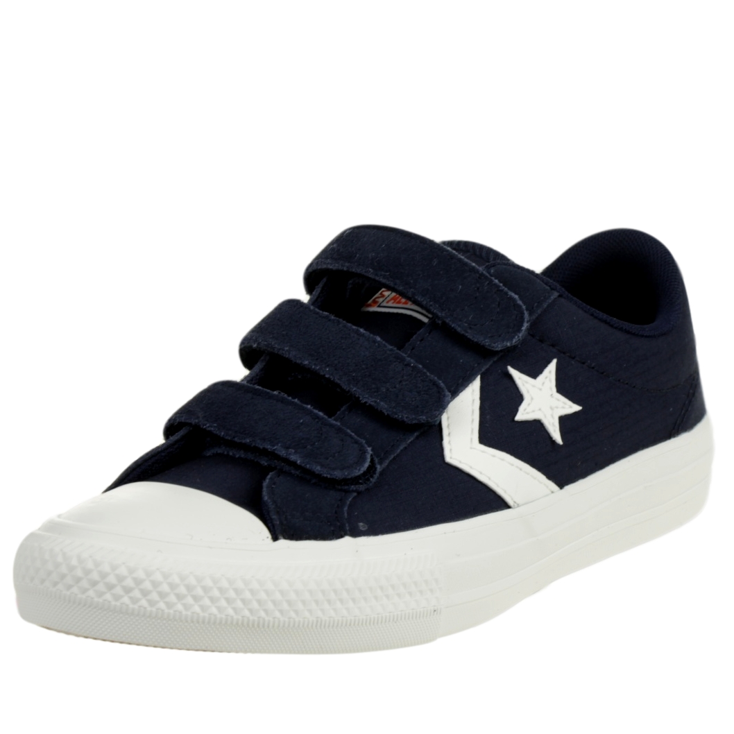 Converse CTAS 3V OX Easy-On Star Player Low Top Kinder Sneaker 667547C Blau