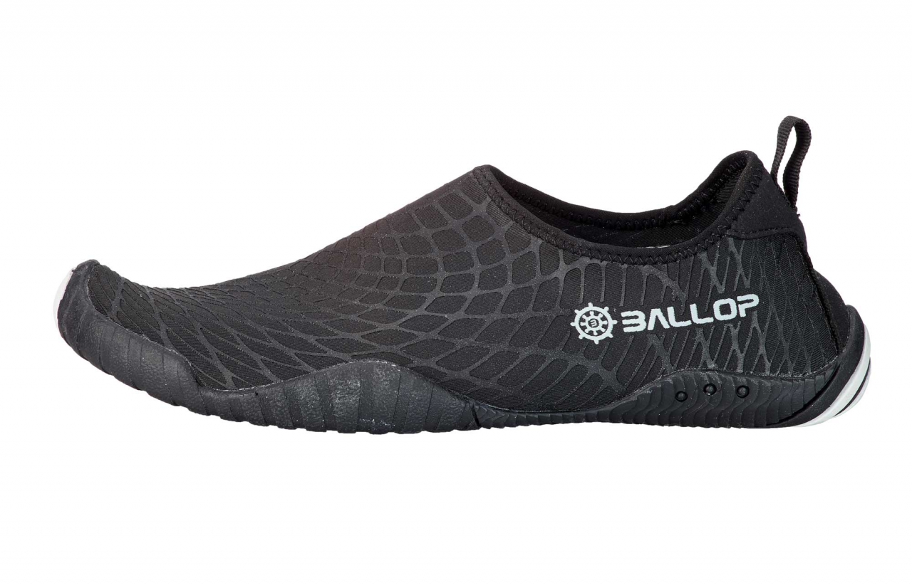 BALLOP Spider Barfußschuhe V2-Sohle Wasserschuhe Skin Fit schwarz