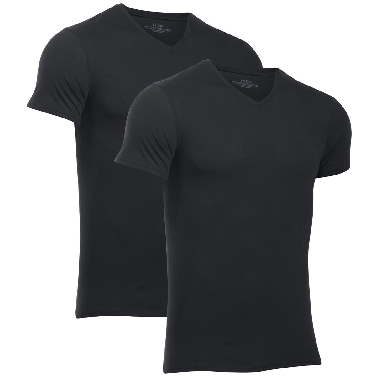 Under Armour Mens Core 2 Pack T-Shirt Tee schwarz / weiß