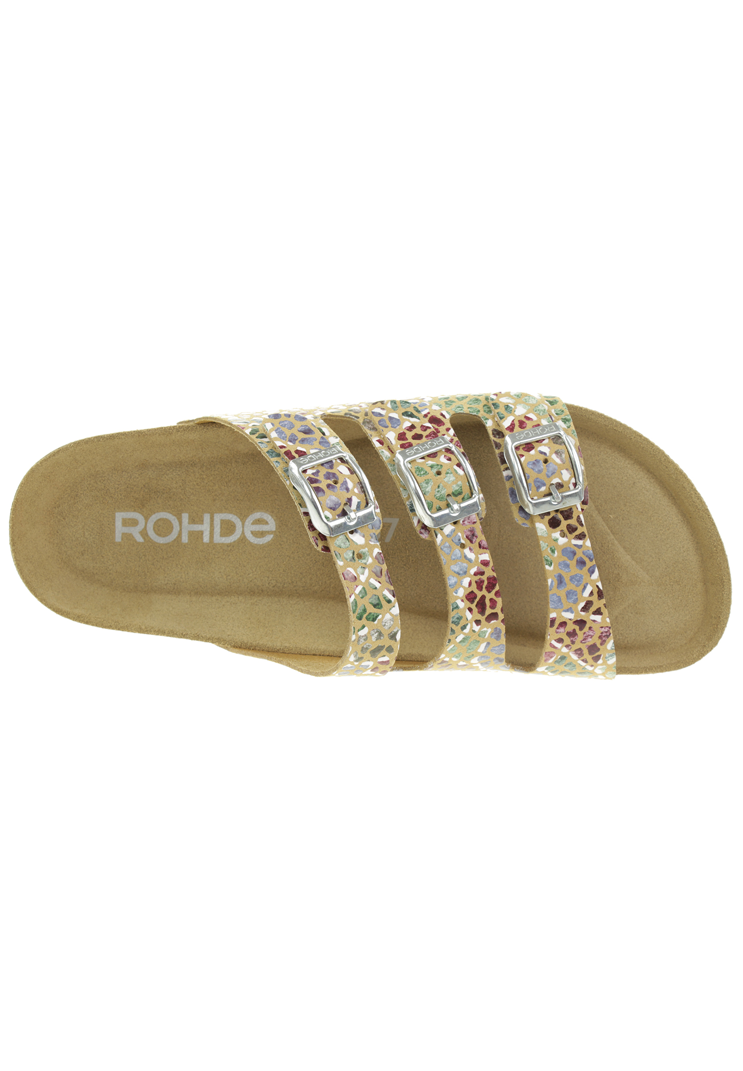 Rohde Sunnys N´13 Damen Pantolette Hausschuhe Sandale  5620 Camel