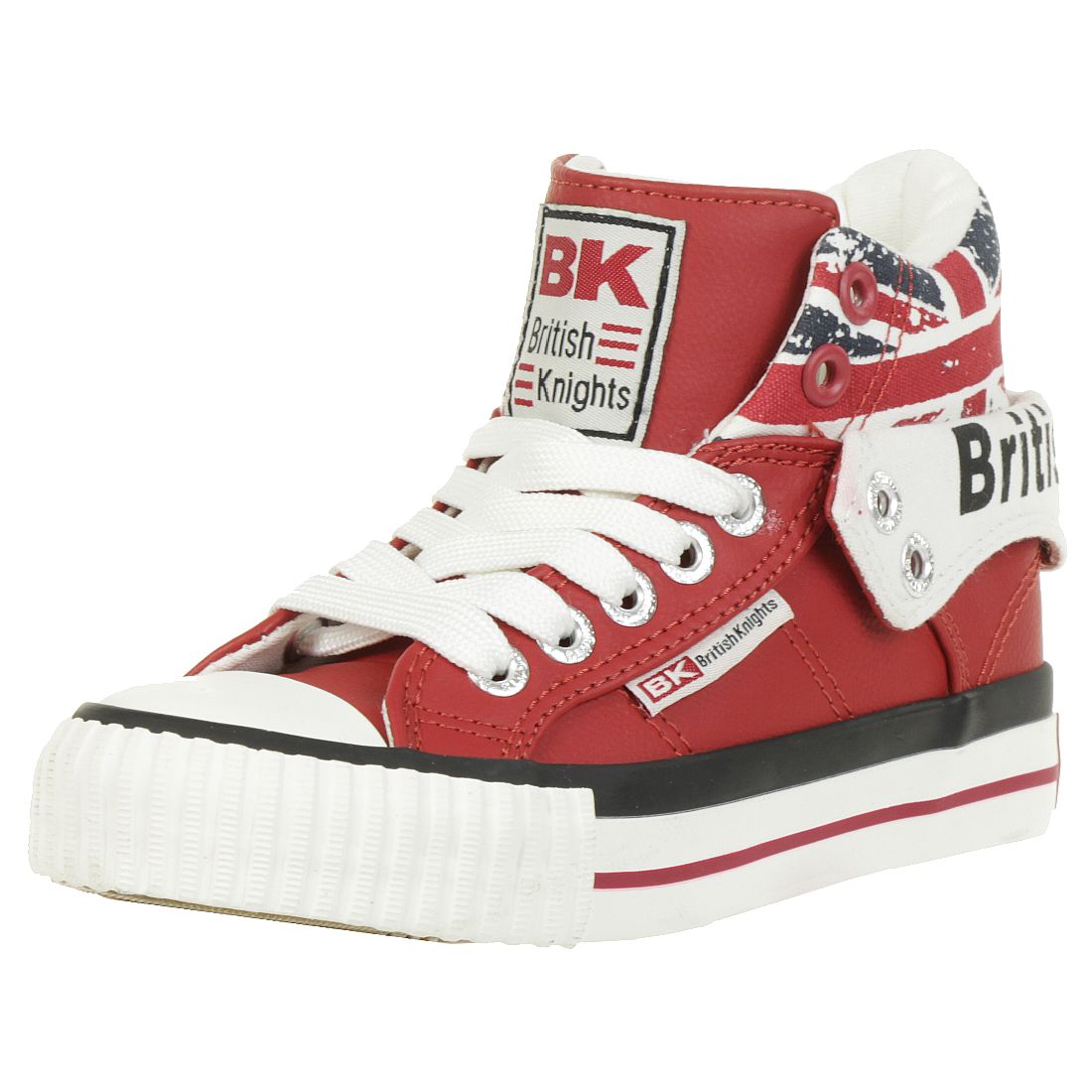 British Knights ROCO BK Kinder Sneaker BKC-3702C-02 England Flagge rot