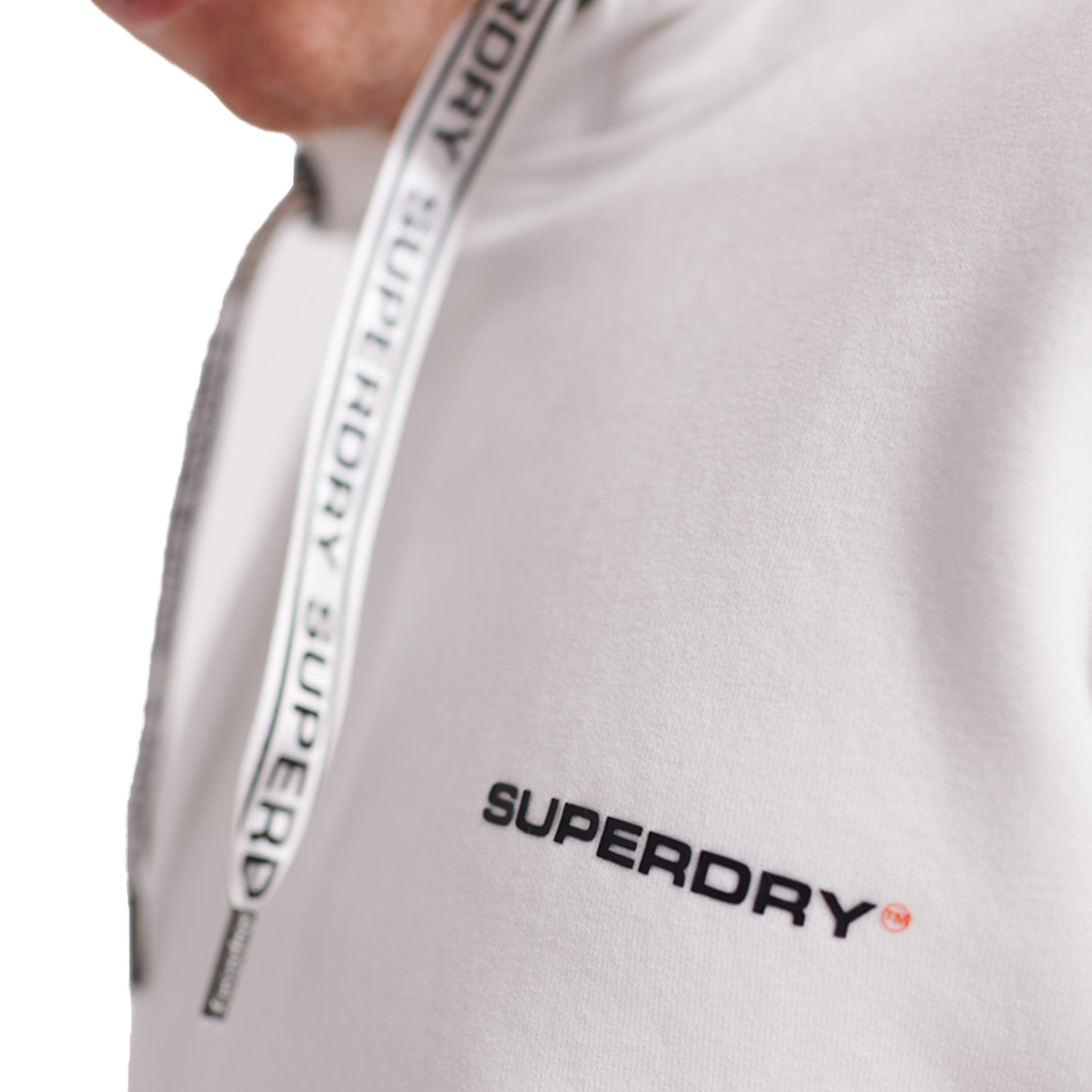 Superdry Urban Athletic Hoody Sweatshirt Herren weiss