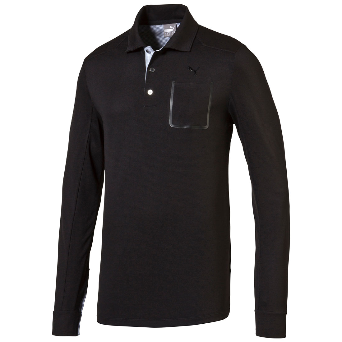 Puma Golf Lux Blend LS Polo Shirt Dry Cell Tech Herren Longsleeve 