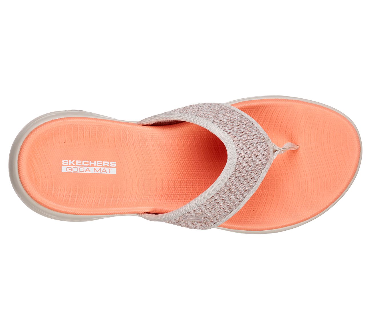 Skechers O-T-G Womens Sandals ON-THE-GO 600 GLOSSY Sandalen/Zehentrenner Damen Schuhe beige