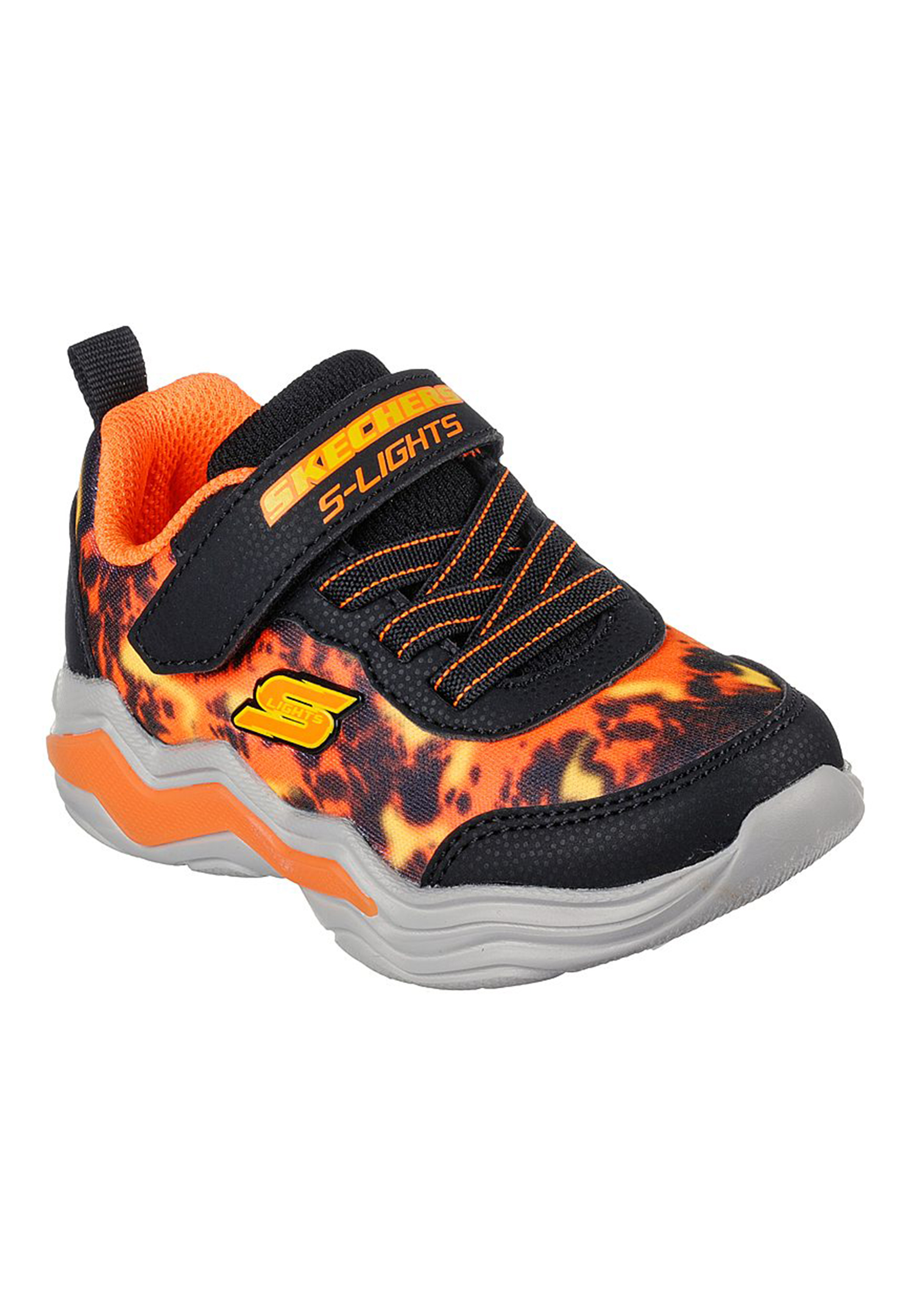 Skechers S Lights - Erupters IV - ROLDEN Kinder Sneaker Unisex Schuhe LED 400124N orange