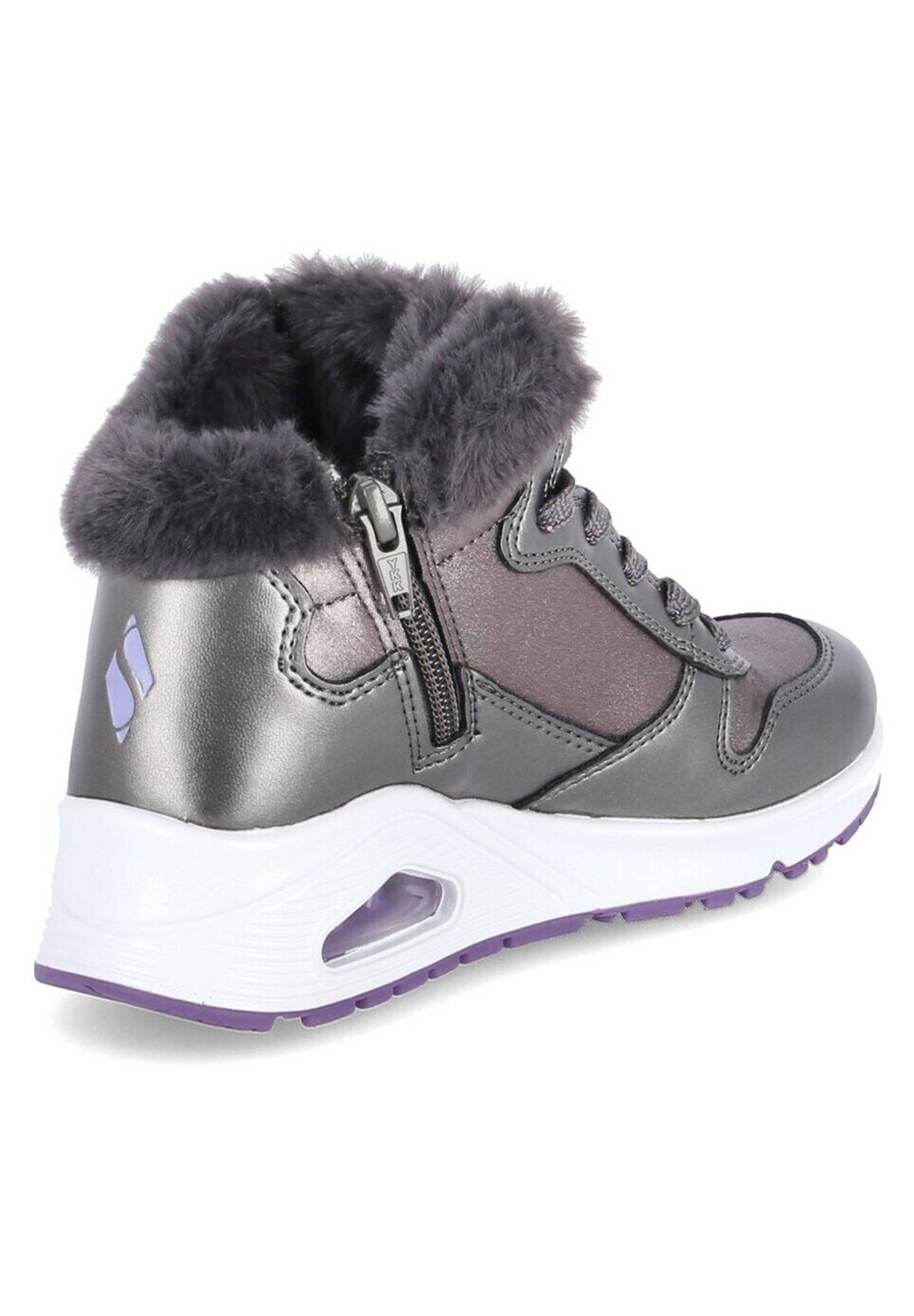 Skechers Kids UNO Cozy On Air Mädchen Sneaker Winterstiefel 310518L GUN grau