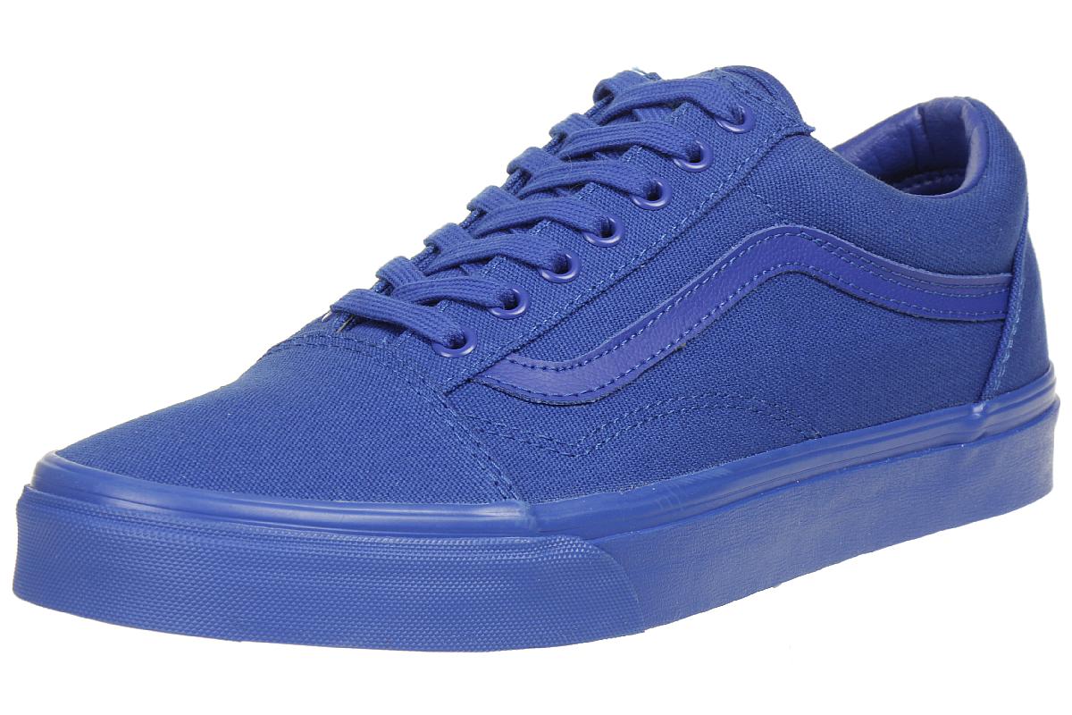 VANS Old Skool Classic mono Sneaker Skate Schuhe Canvas V4OJ5XT blau