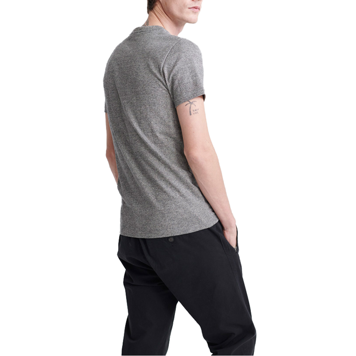Superdry Herren Shirt Shop Embossed Tee T-Shirt Short Sleeve M10000033B Grau
