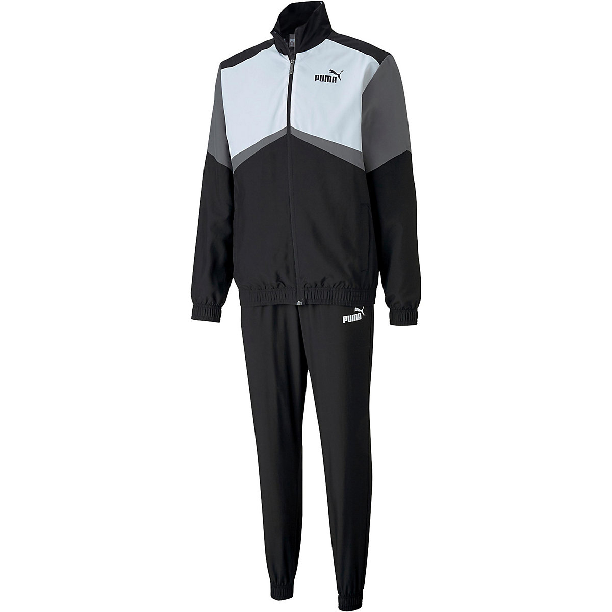Puma CB Retro Suit Woven CL Trainigsanzug Herren Fußball Sportanzug 581598 01 schwarz