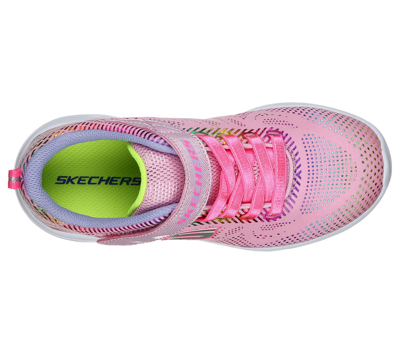 Skechers Girls GO RUN 600 SHIMMER SPEEDER Sneakers Kids Pink