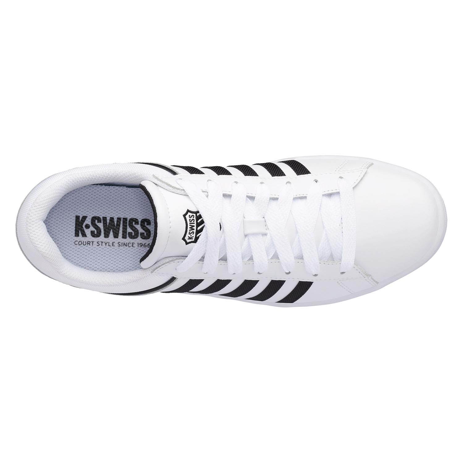 K-SWISS Court Winston Herren Sneaker Sportschuh 06154-919-M Weiß/Schwarz