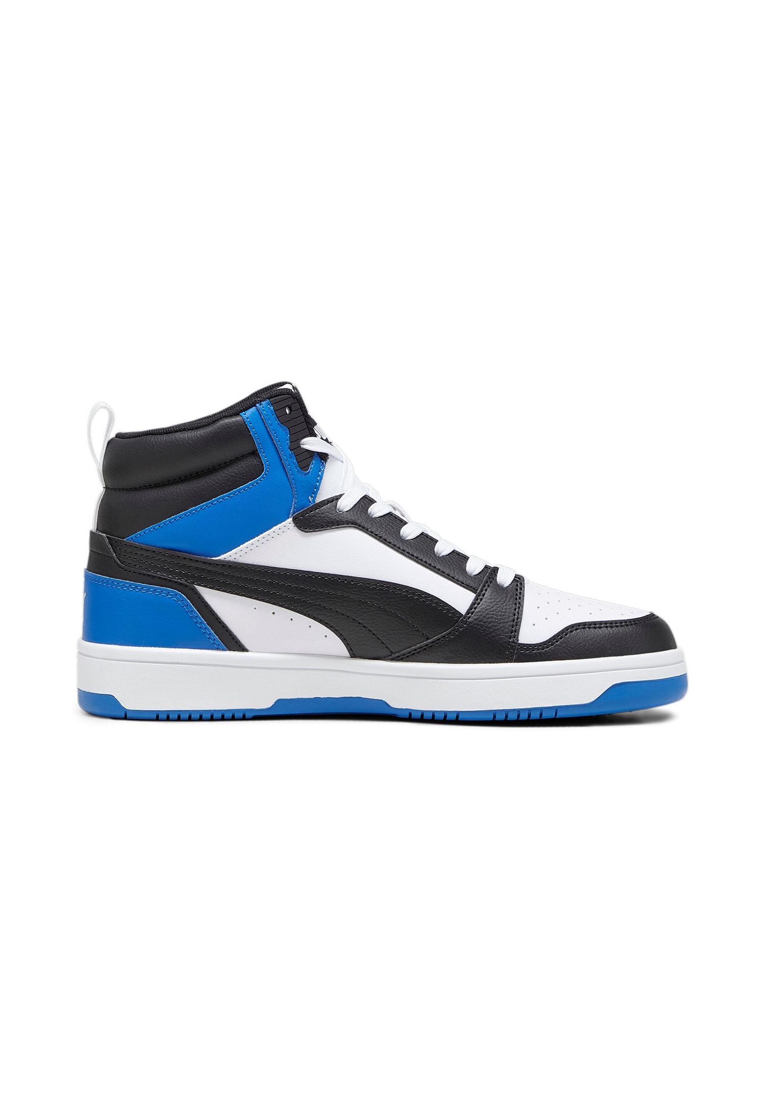 Puma Rebound v6 Hoher Sneaker Stiefel Boots Herren Sneaker 392326 10 weiss blau