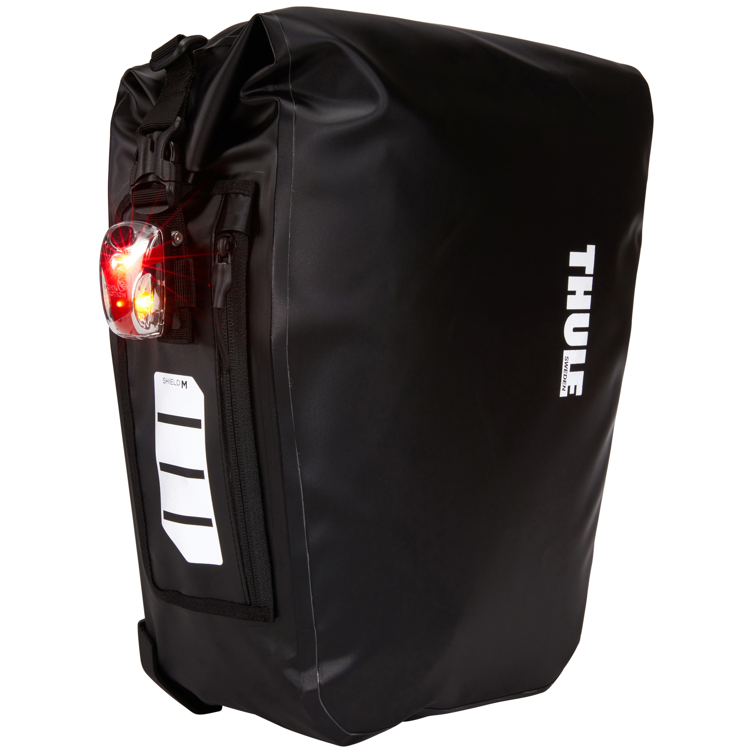 1 Stück Thule Shield Pannier 17L Fahrradtasche Packtasche wasserdicht schwarz