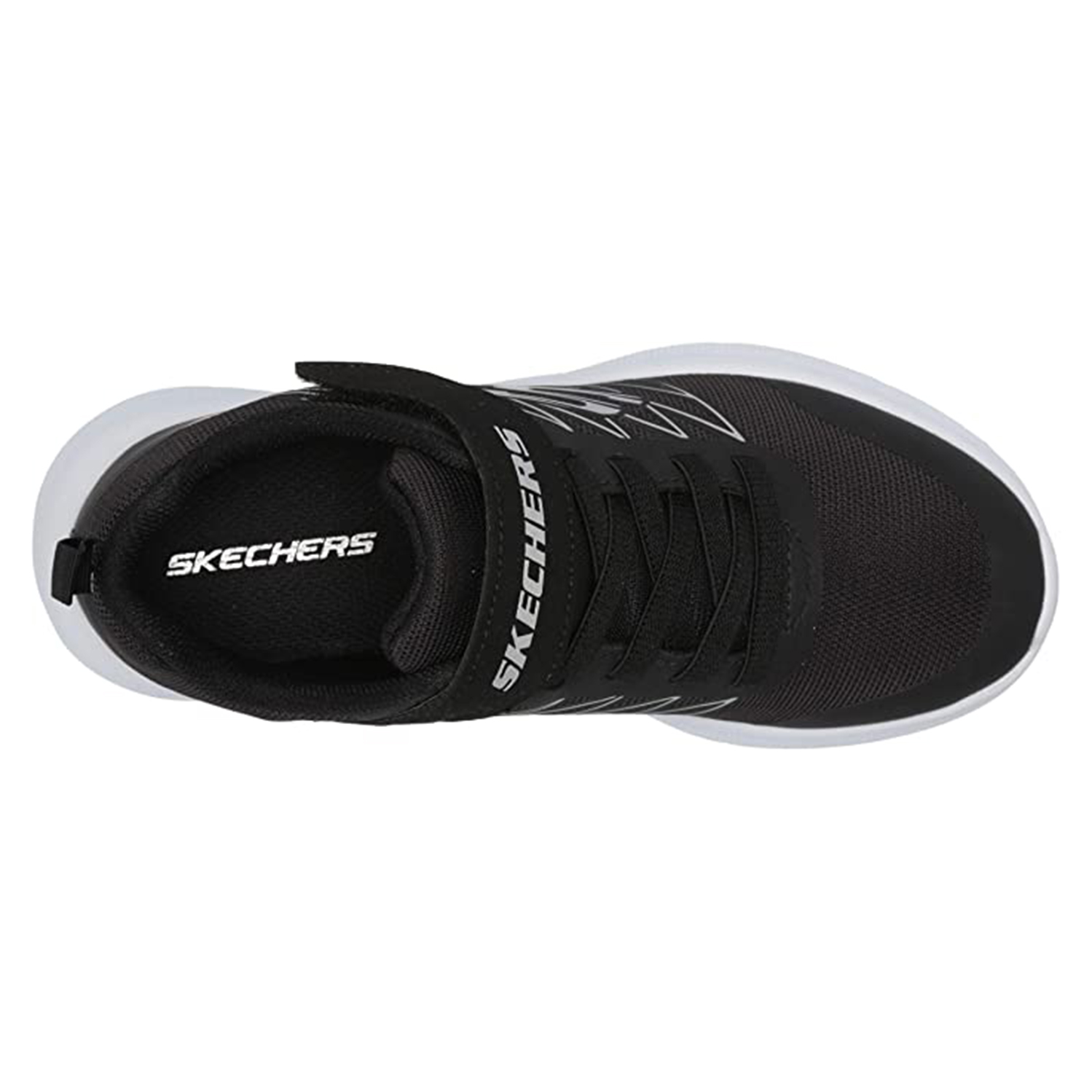 Skechers MICROSPEC TEXLOR Sneakers Kids Schwarz/Silber