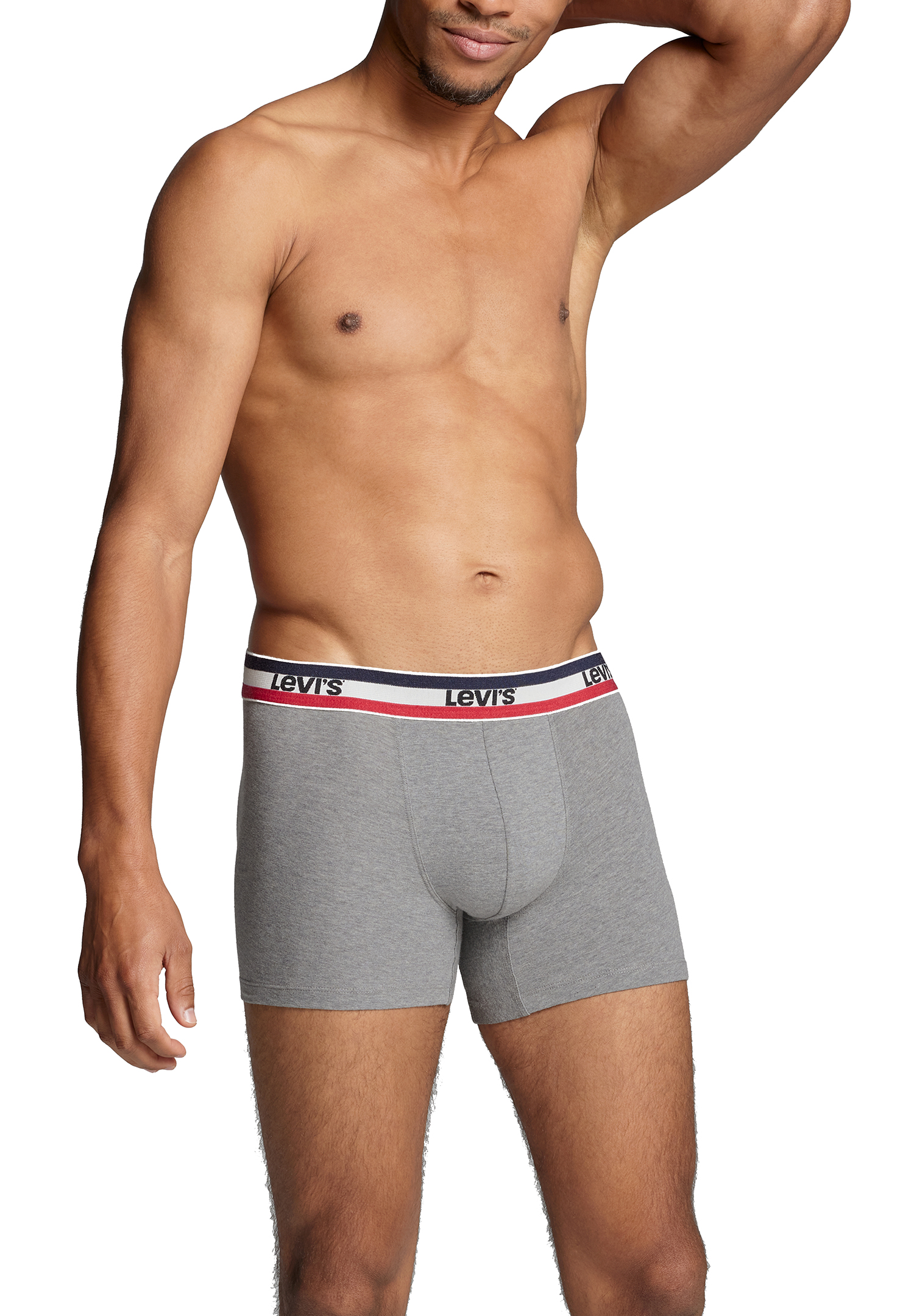 Levi's Sportswear Logo Herren Boxershorts Unterwäsche aus Bio-Baumwolle im 2er Pack