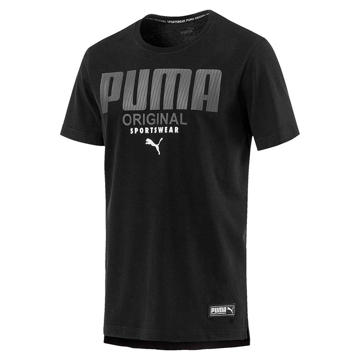 PUMA Athletics Tee Herren T-shirt Sportswear 852332 01 schwarz
