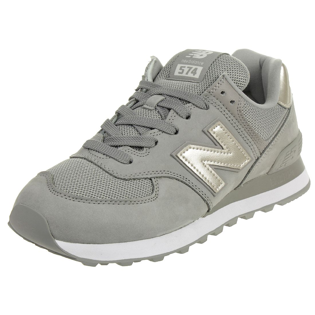 New Balance WL574 WNK Classic Sneaker Damen Schuhe grau