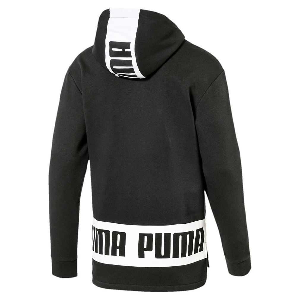 PUMA Rebel Hoody FL Hooded Sweatshirt Kapuzenpullover schwarz