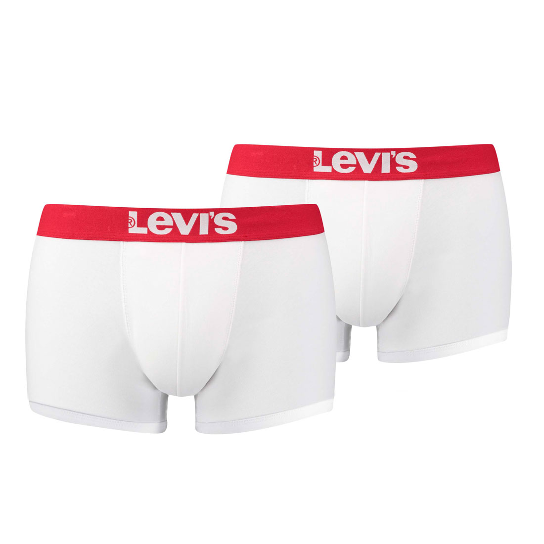 2er Pack Levis Men Solid Basic Trunk Boxershorts Unterhose Pant Unterwäsche