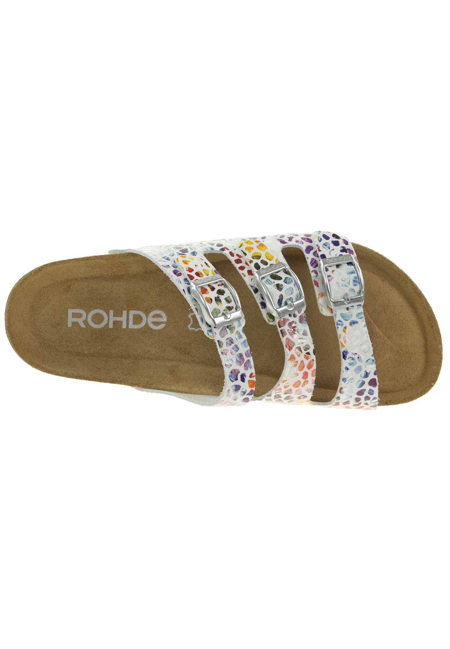 Rohde Sunnys N´13 Damen Pantolette Hausschuhe Sandale 5620 Weiß 