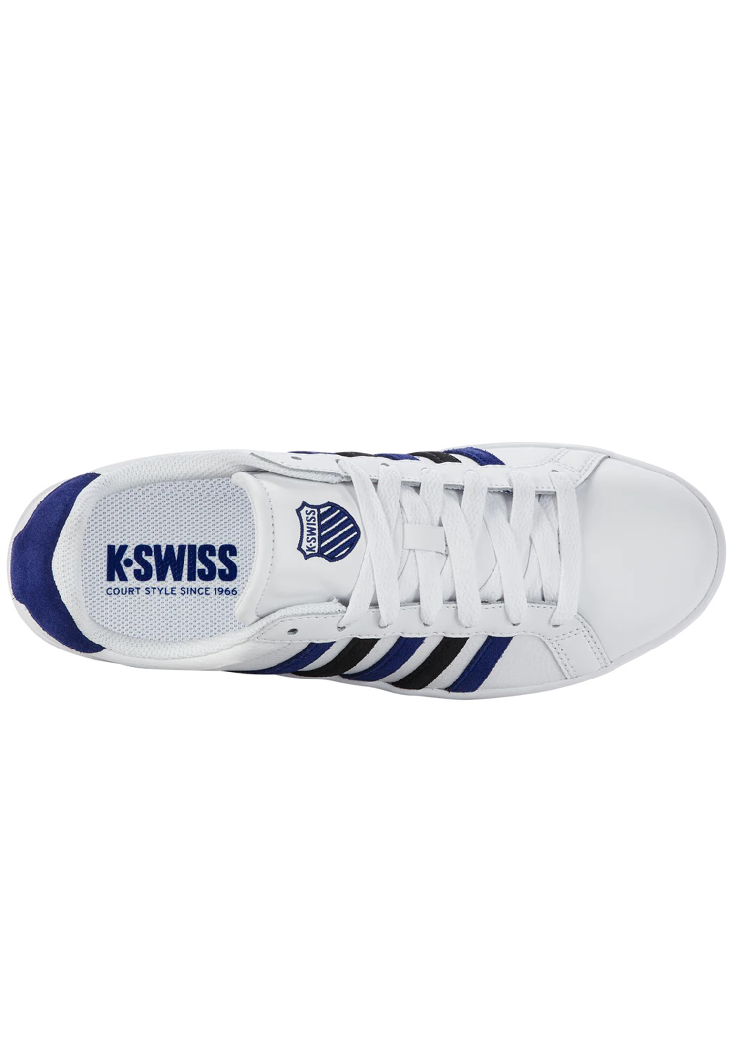K-SWISS Court TIEBREAK Herren Sneaker Sportschuh 07011-984-M Weiß/blau