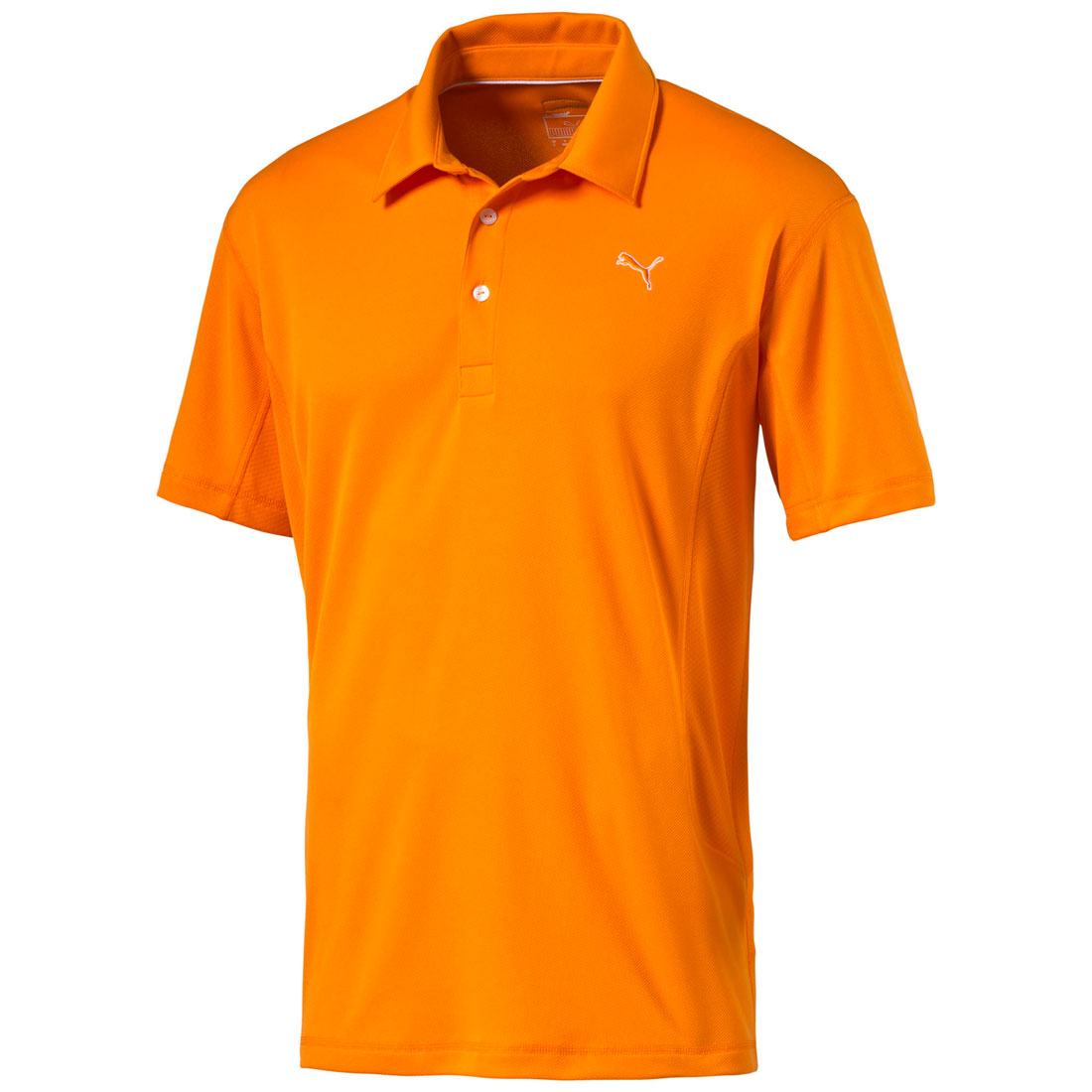 Puma Golf Tech Polo Shirt Climalite Herren orange