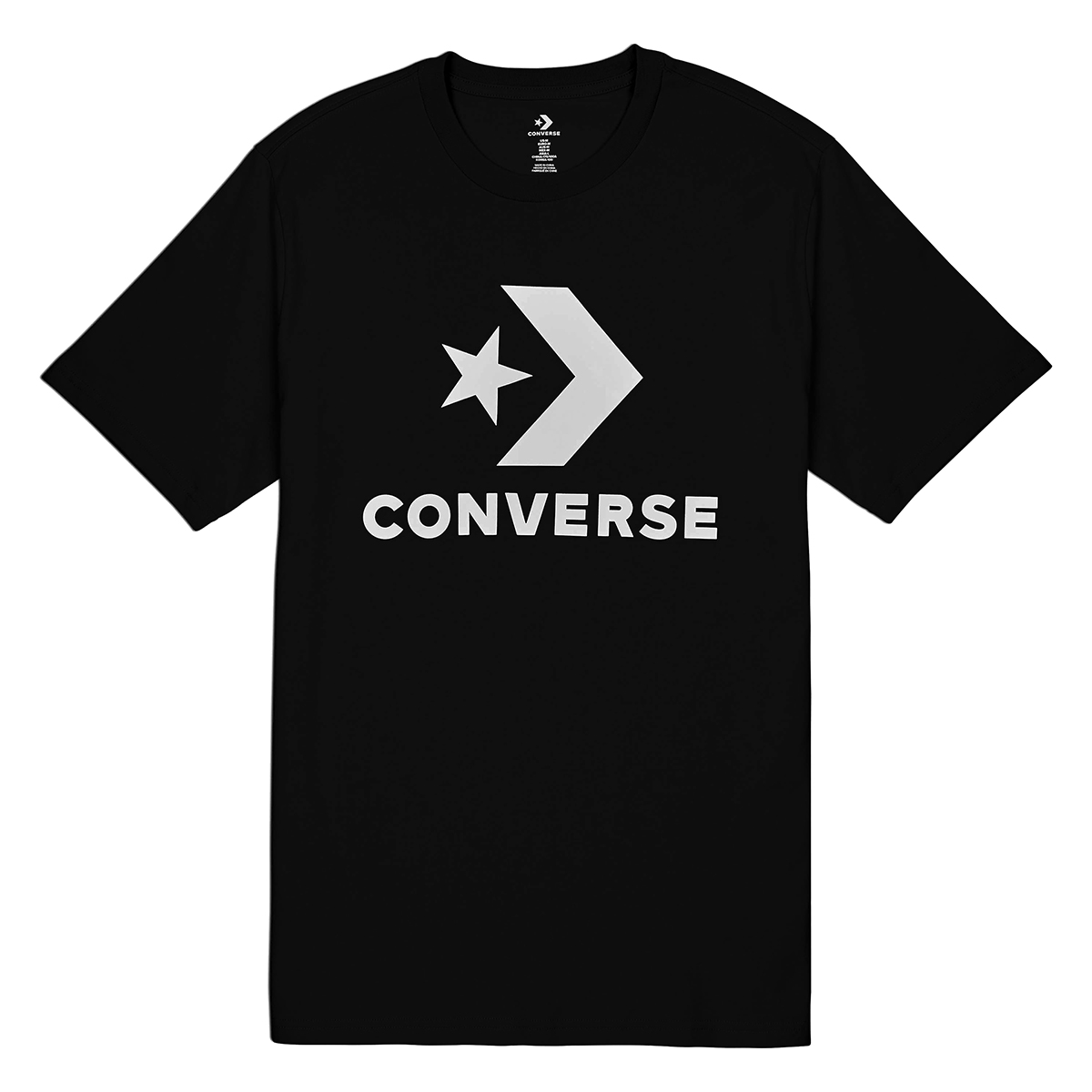 Converse Star Chevron Tee Black T-Shirt Herren 10018568 Schwarz