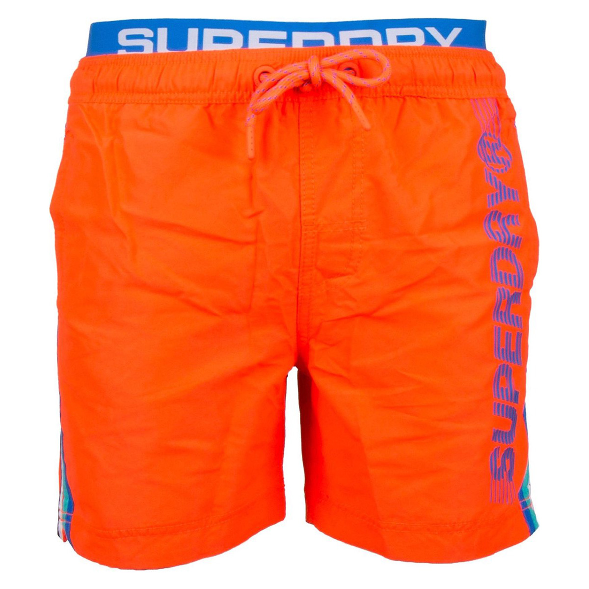 Superdry Herren State Volley Swim Short Schwimmhose Shorts M3010010A orange