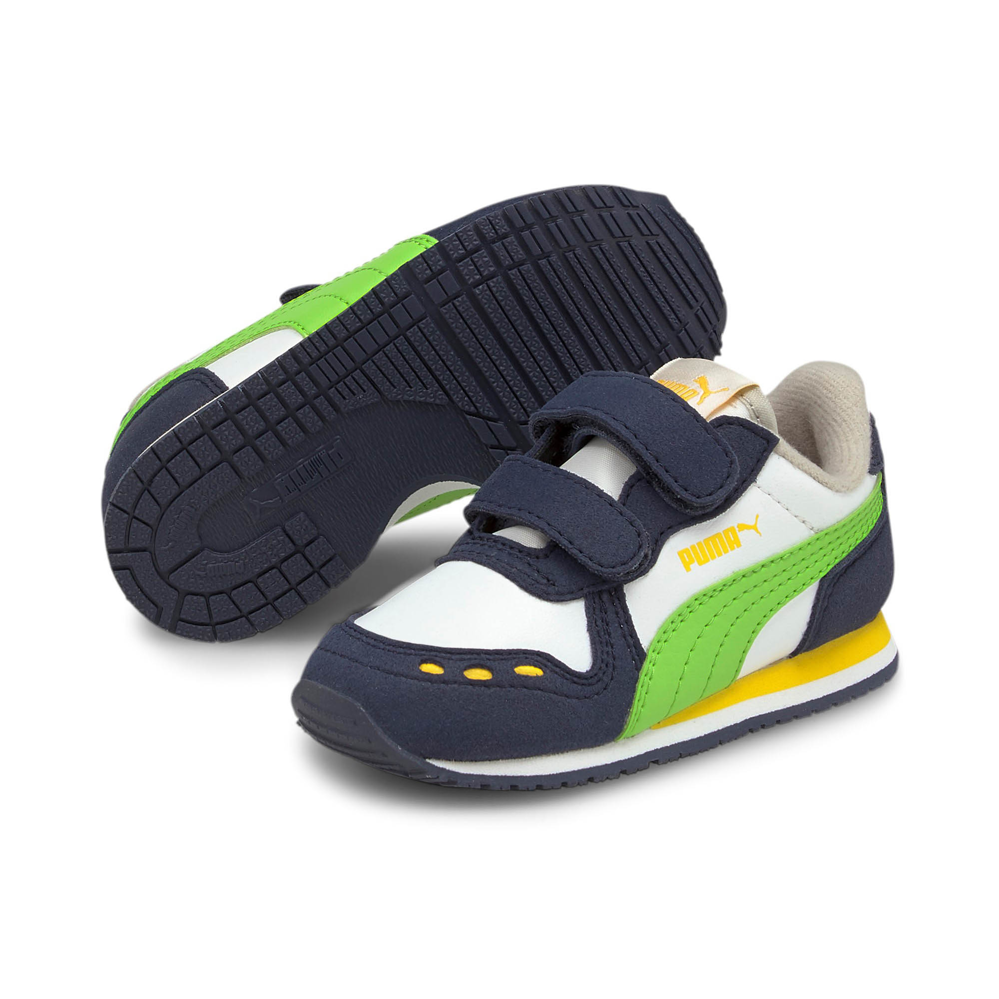 PUMA Cabana Racer SL V Inf Kinder Sneaker Turnschuhe 351980 weiss/blau
