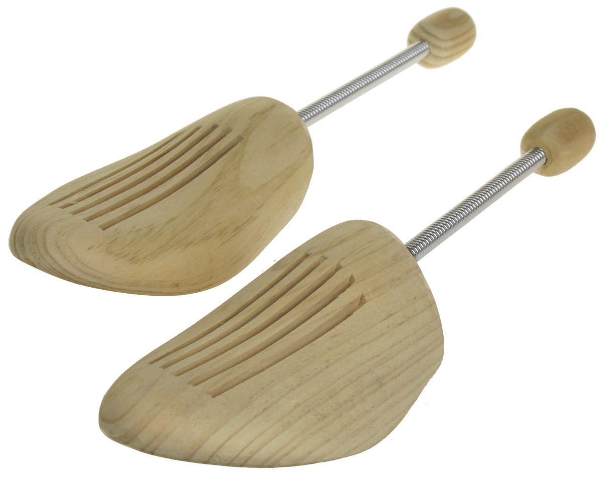 15 Paar Holz Spiralfeder Schuhspanner AUS Echtholz von Gr. 36-48 Herren / Damen