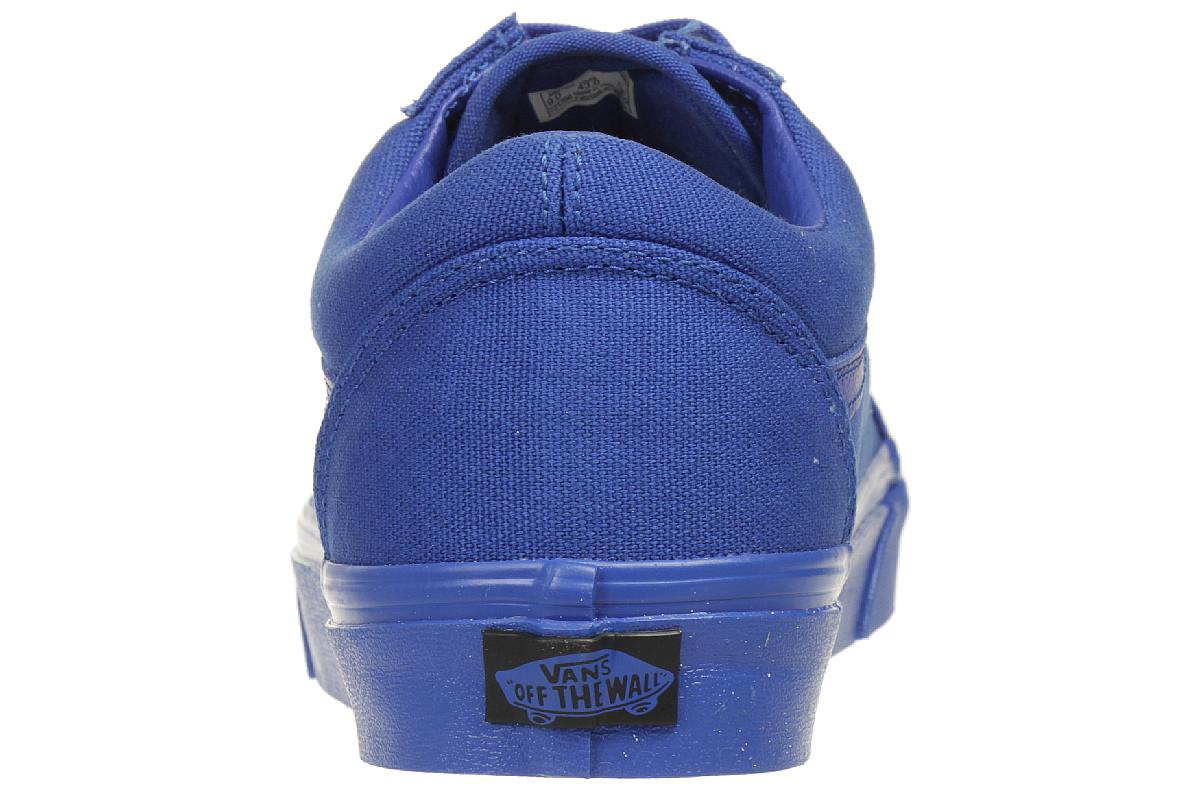 VANS Old Skool Classic mono Sneaker Skate Schuhe Canvas V4OJ5XT blau