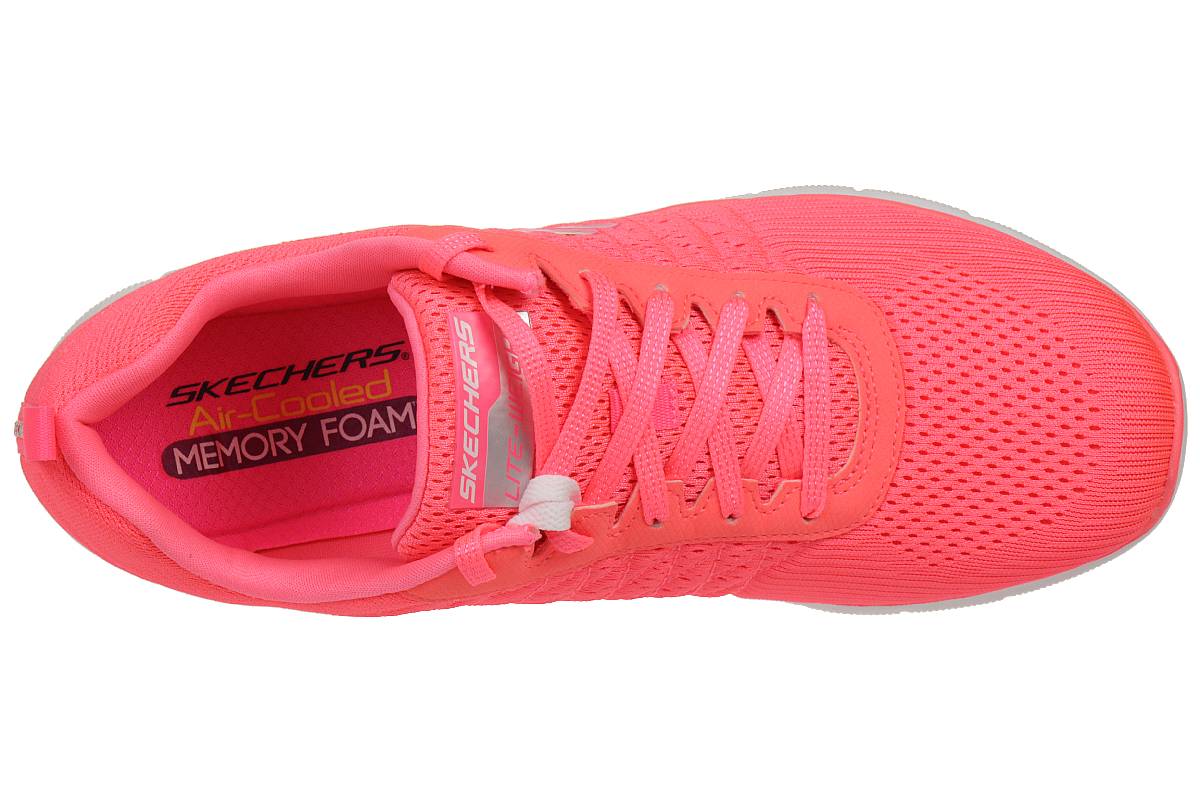 Skechers Flex Appeal 2.0 Break Free Damen Fitnessschuhe Lite Weight Pink