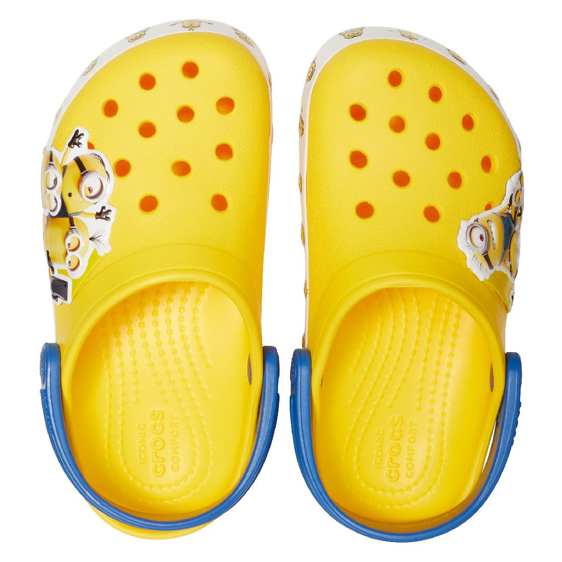 Crocs FunLab Minions Multi Clogs Kinder Junior Clog Relaxed Fit 205512-730 Gelb