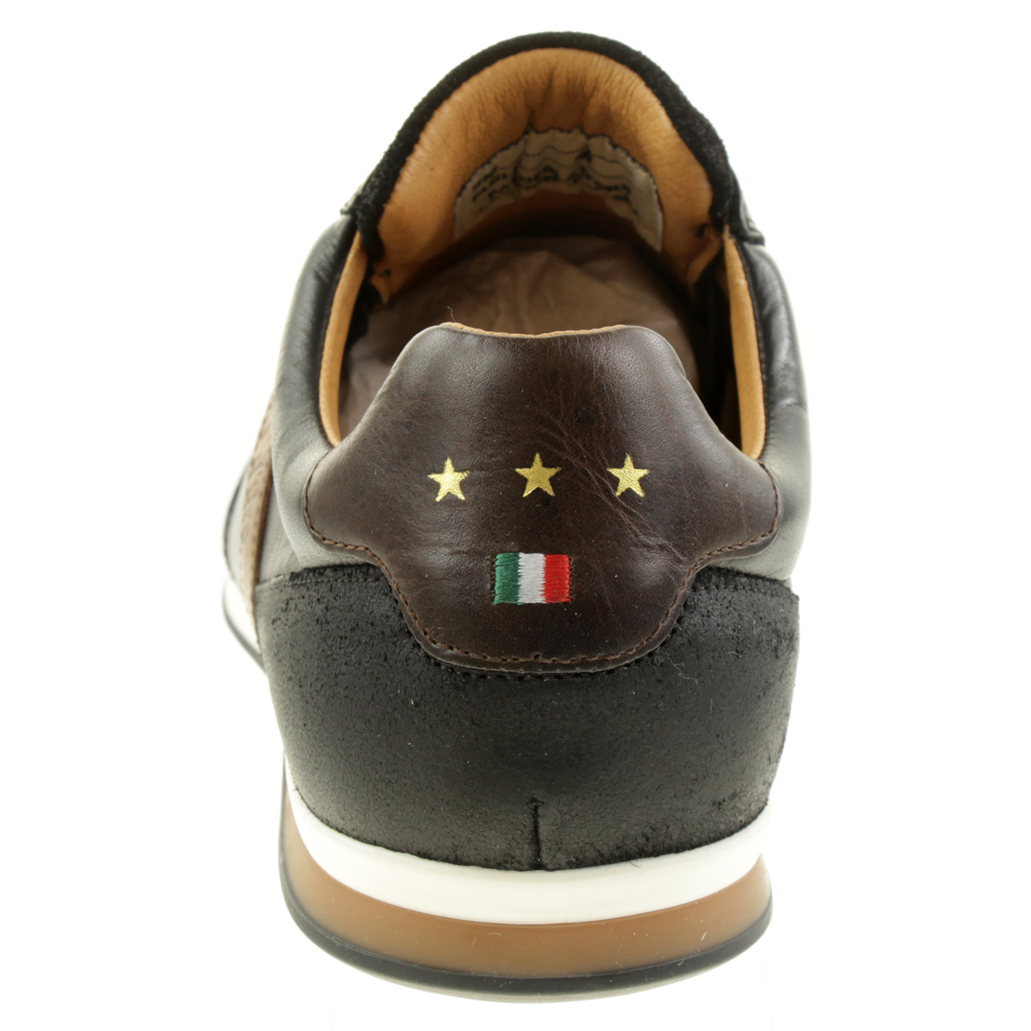 Pantofola d' Oro ROMA UOMO LOW Herren Sneaker schwarz Leder