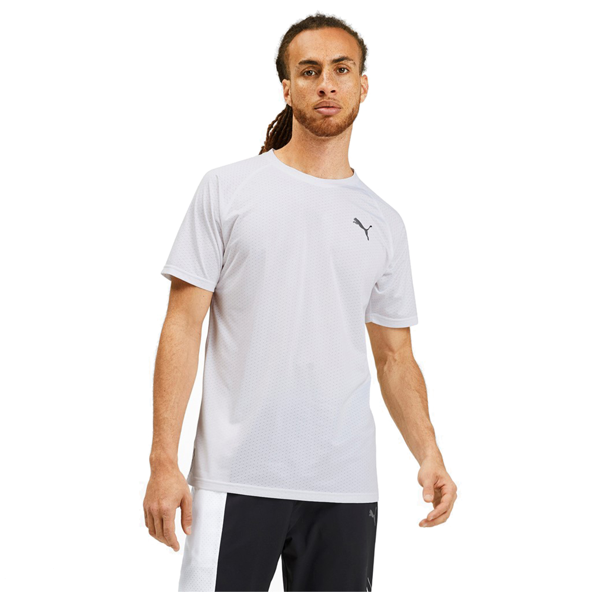 PUMA SS Tech Tee Herren T-shirt Sportswear 518389 03 weiss