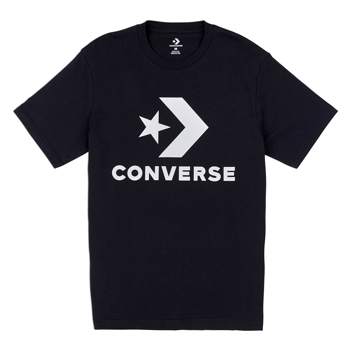 Converse Star Chevron Tee BLK T-Shirt Herren schwarz