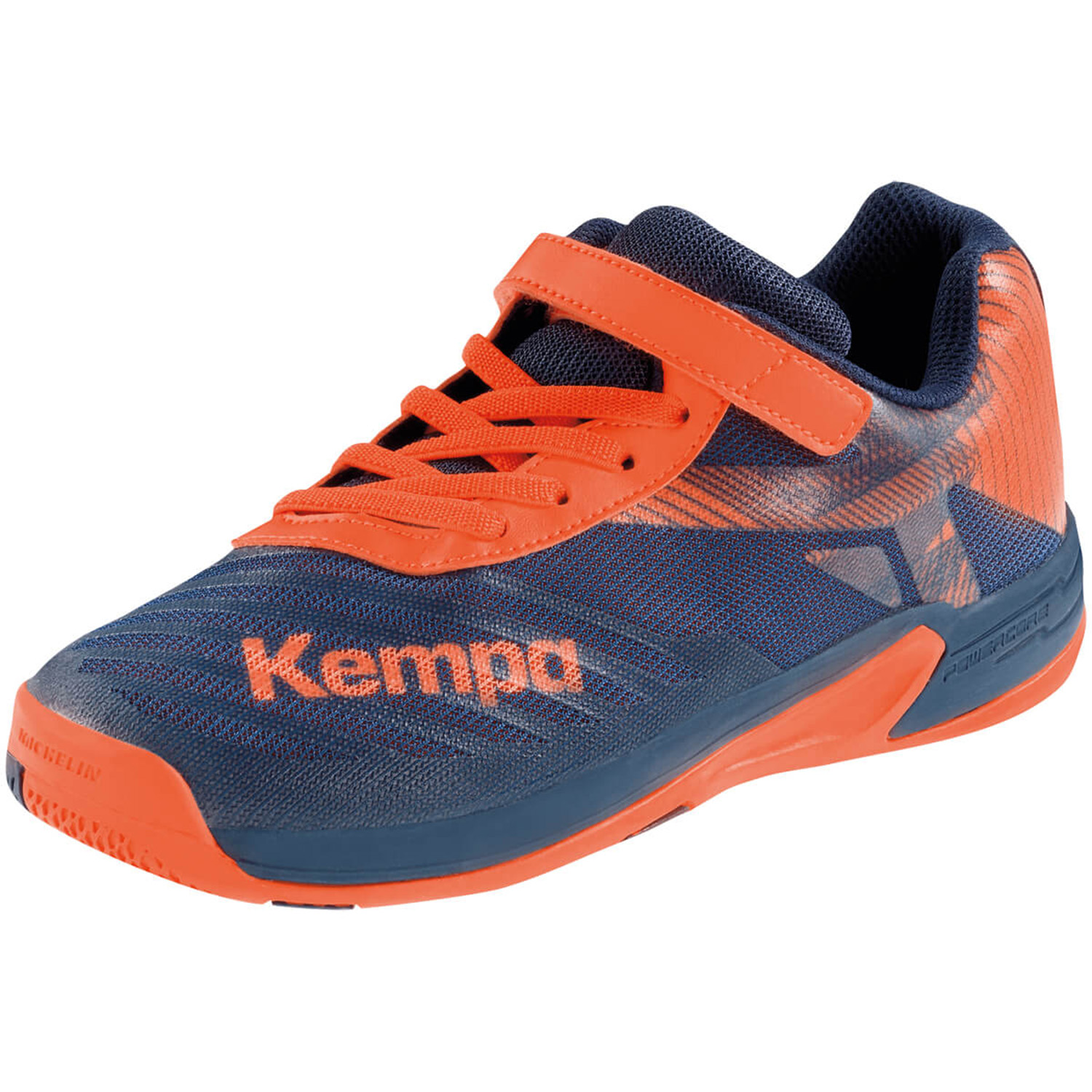 Kempa WING 2.0 Junior Kleinkinder Hallenschuh Handball 200866001 Navy / Orange 