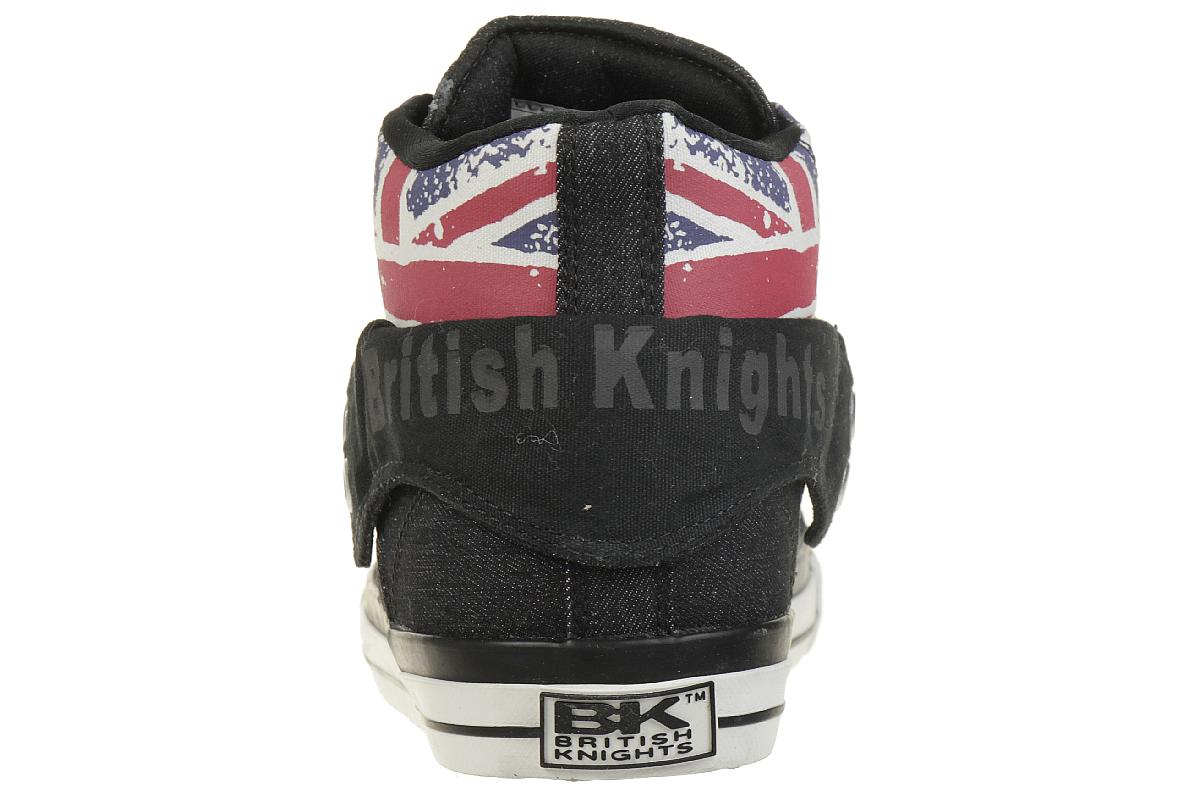 British Knights ROCO BK Sneaker B41-3707-02 England Flagge Jeans black