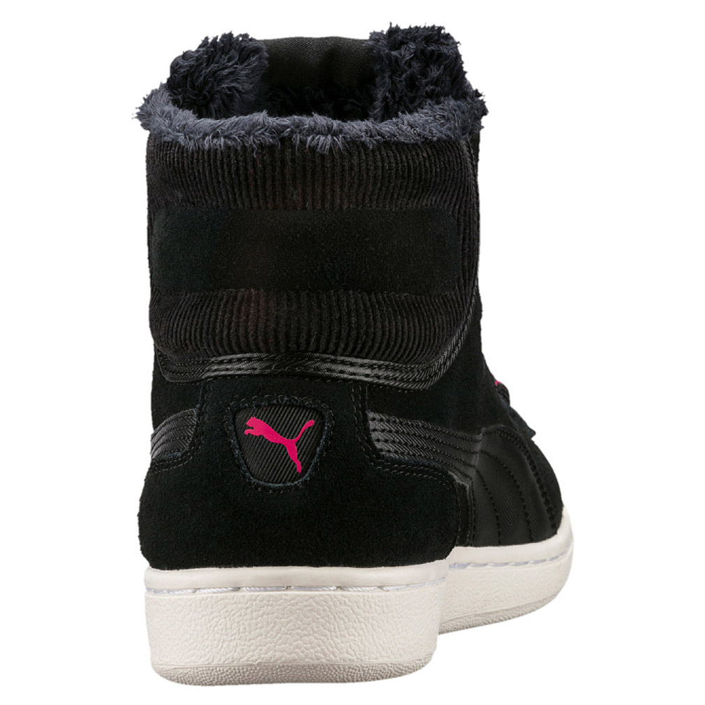 Puma Vikky Mid Corduroy Sneaker Winterschuhe Schuhe gefüttert schwarz