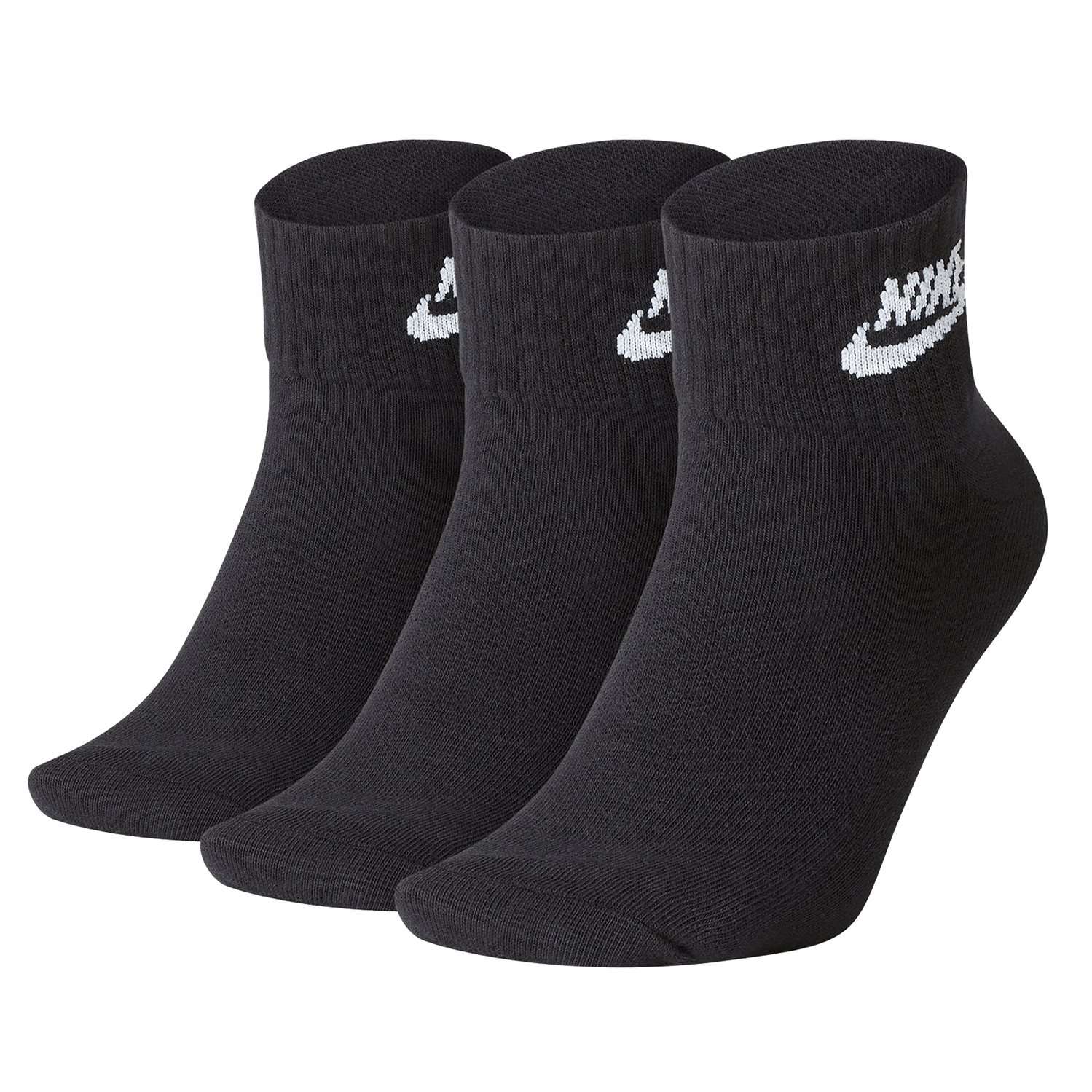 3 Paar Nike Sneaker Socken Essential ANKLE schwarz / weiß  SK01110