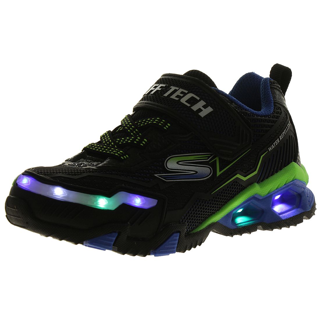Skechers S Lights HYDRO LIGHTS Jungen Trainer Sneaker Klettverschluss 90715 LED