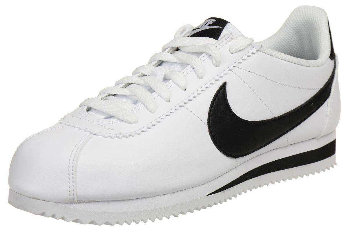 Nike Classic Cortez Leather Damen Sneaker Lifestyle Schuhe 807471 101