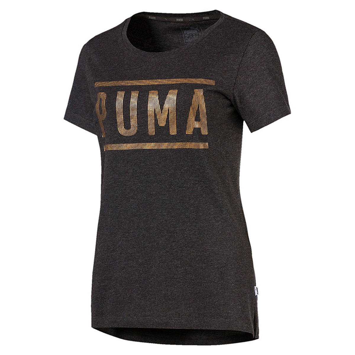 PUMA Athletic Tee Damen T-shirt Sportswear 851857 07 grau