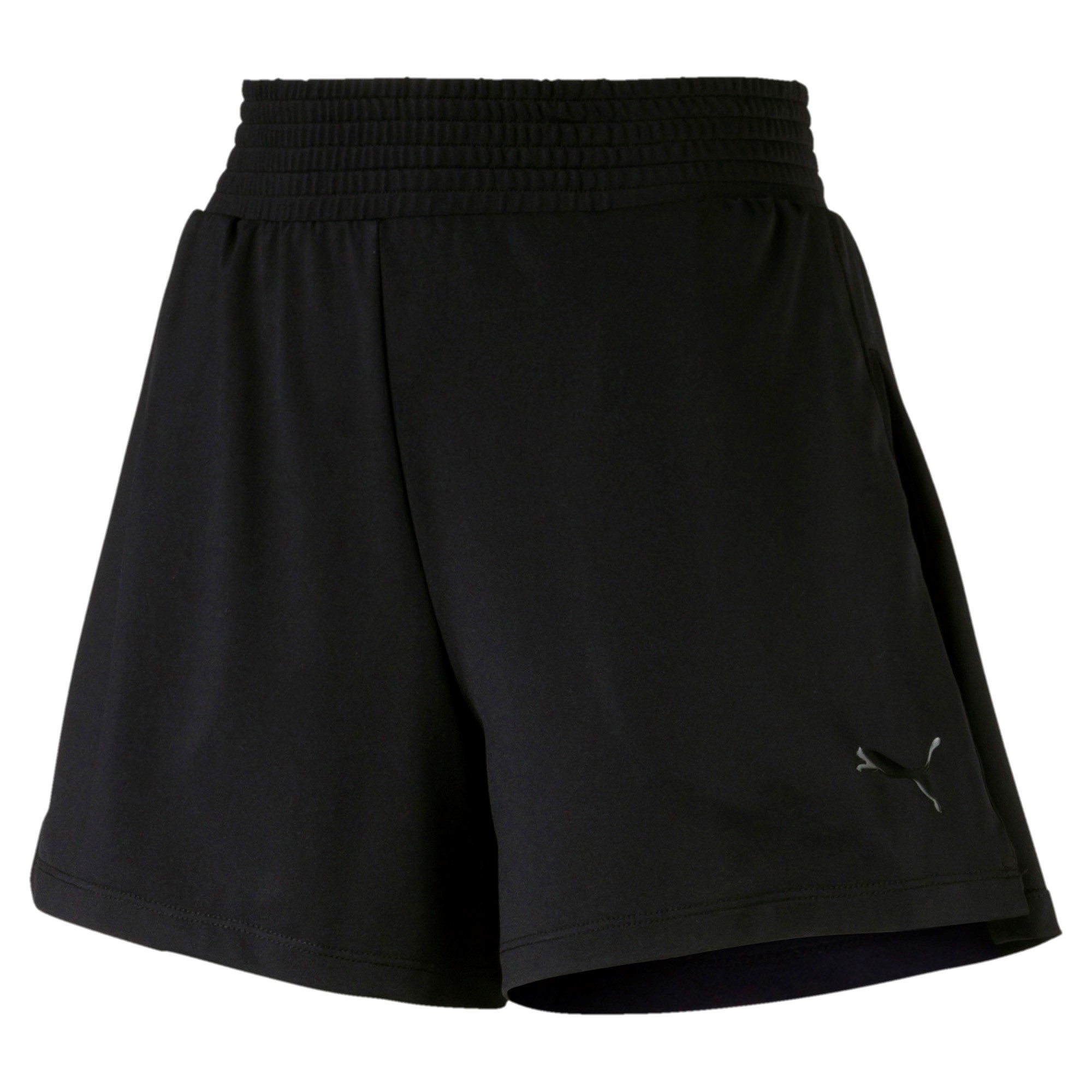PUMA Damen Soft Sport Shorts Pant Hose Pants Fitnesshose 854330 01 schwarz