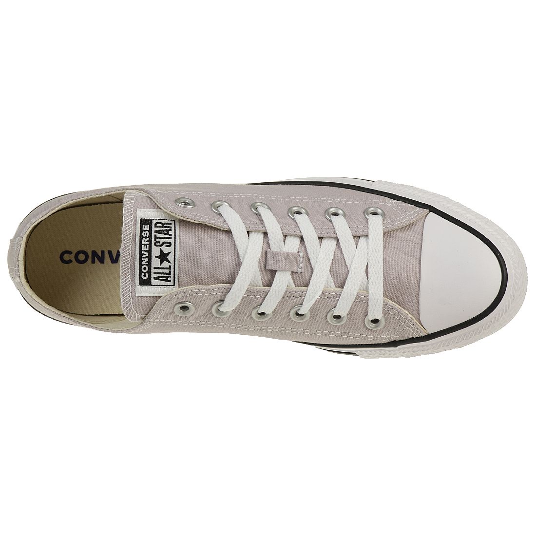 Converse CTAS OX Chuck Schuhe Textil Sneaker Beige 163355C