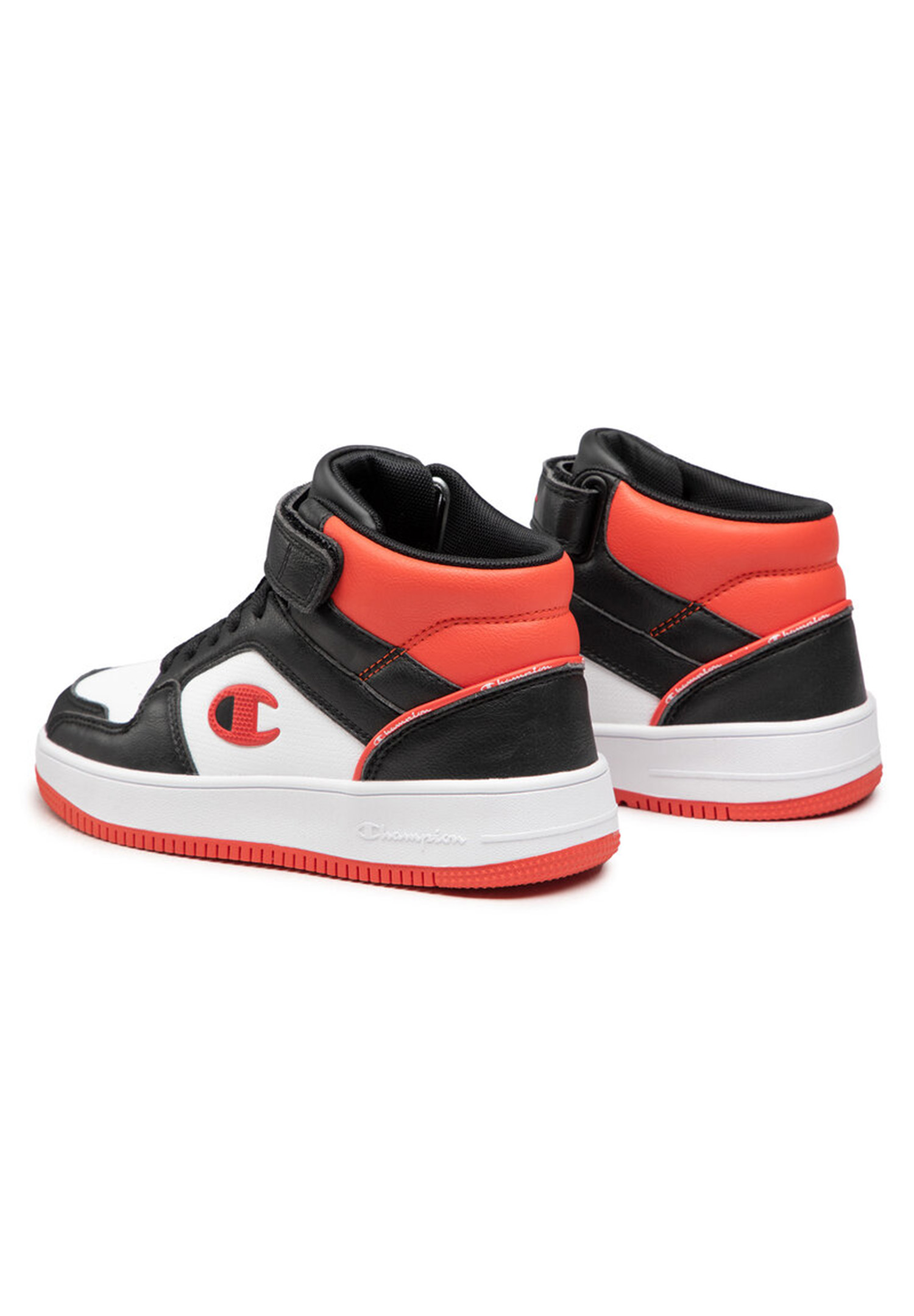 Champion REBOUND 2.0 MID B GS Kinder Sneaker S32413-CHA-KK003 schwarz /weiß/rot | Sneaker high