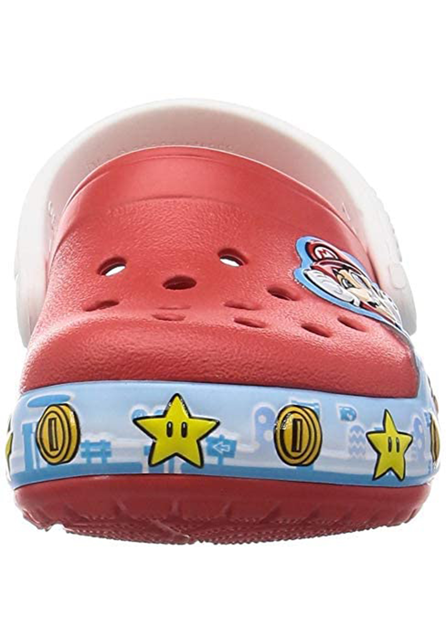 Crocs Kinder Fun Lab Super Mario Lights blinkende Hausschuhe 206438 rot