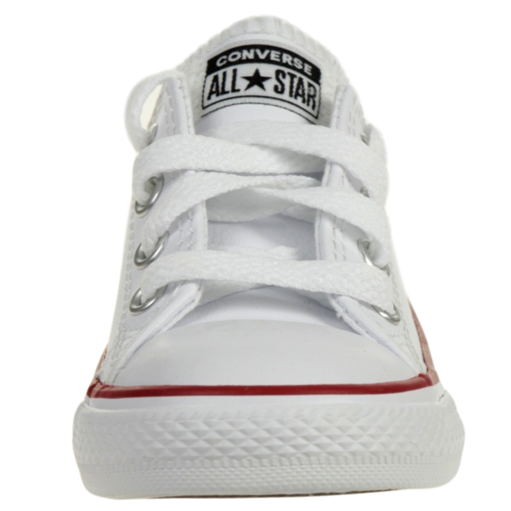Converse Chuck Taylor All Star Ox Leder Kinder Sneaker 735892C Weiß