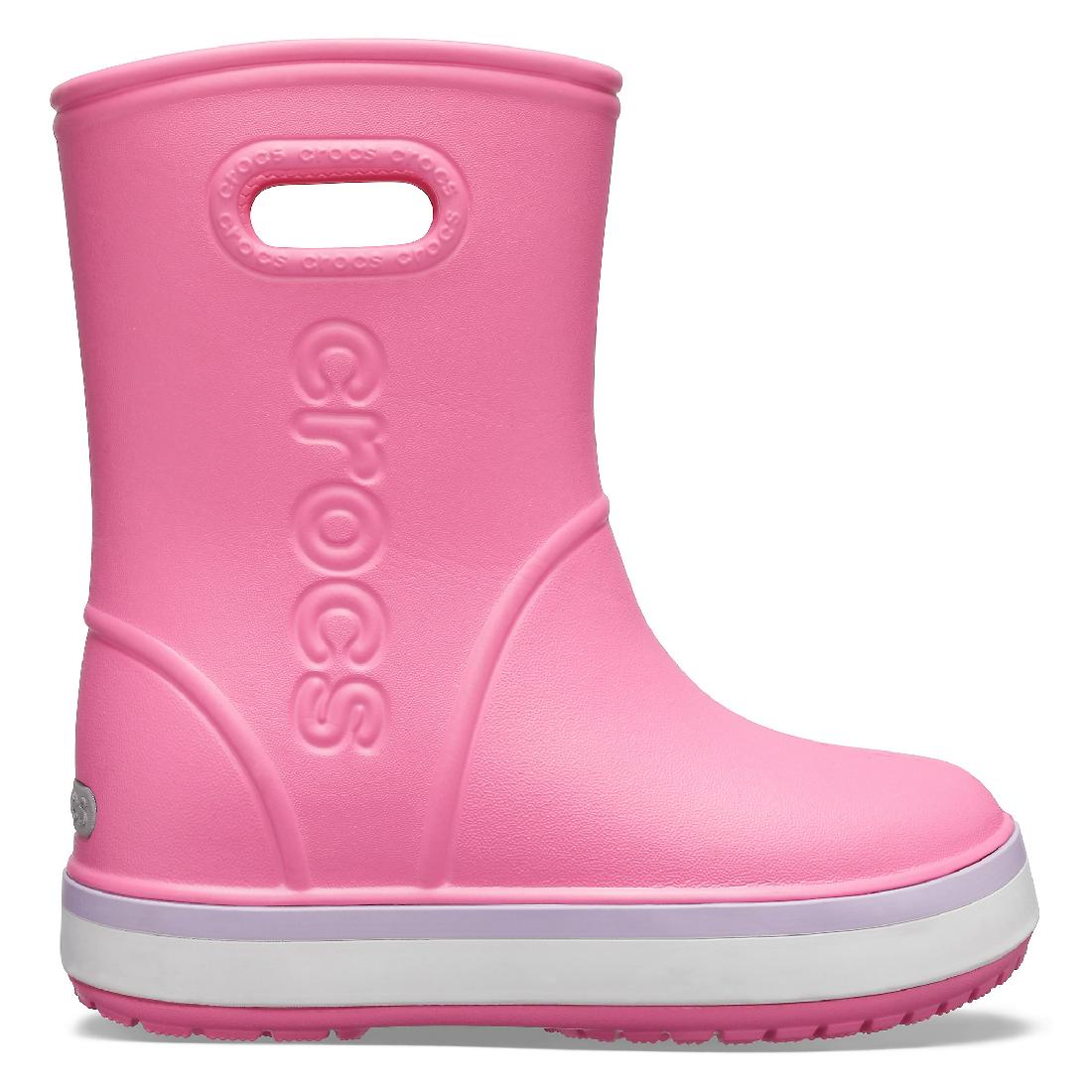 Crocs Crocband Rain Boot Kinder Gummistiefel Regenstiefel 205827 Rosa 