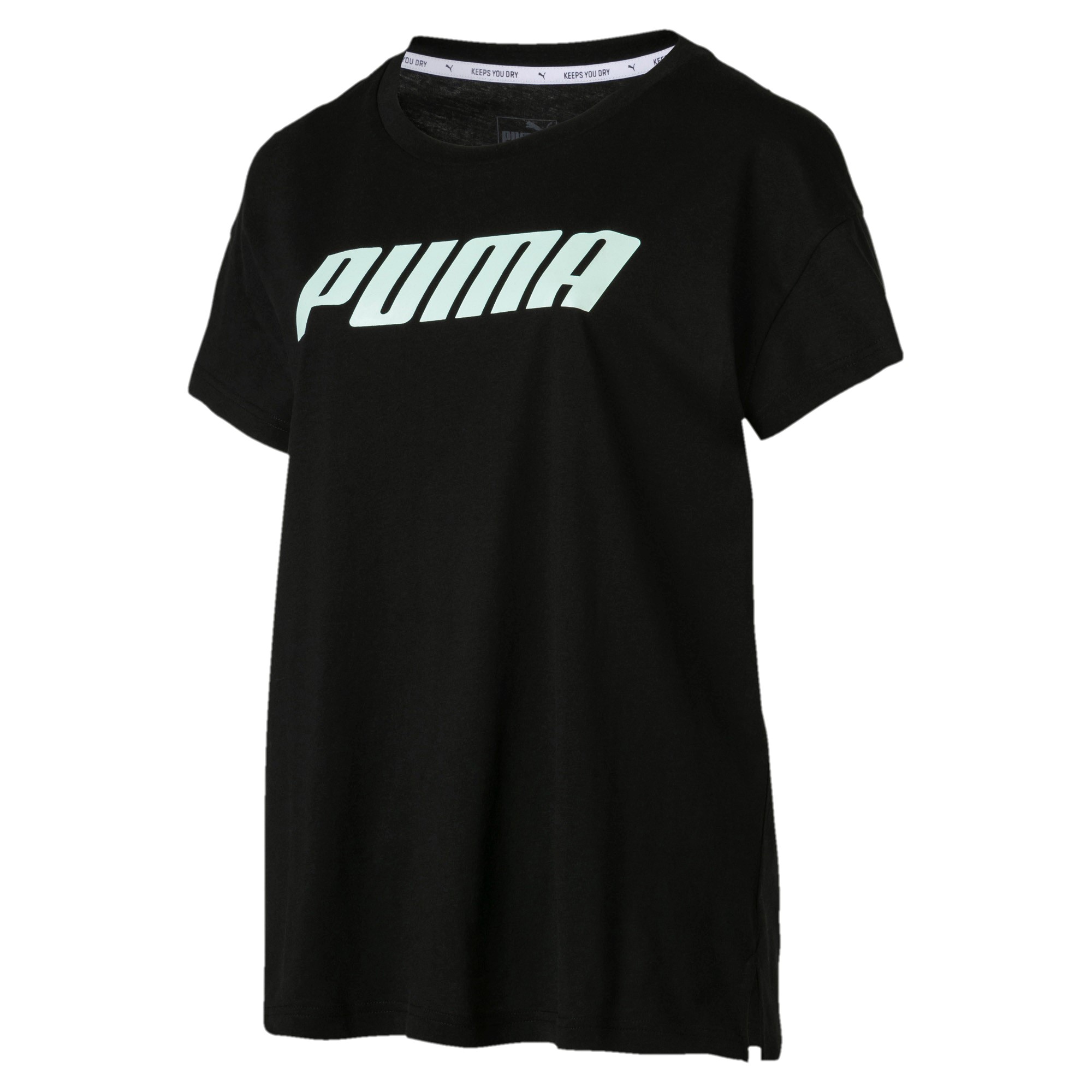 PUMA Damen Modern Sports Logo Tee DryCell T-Shirt schwarz 855188 01